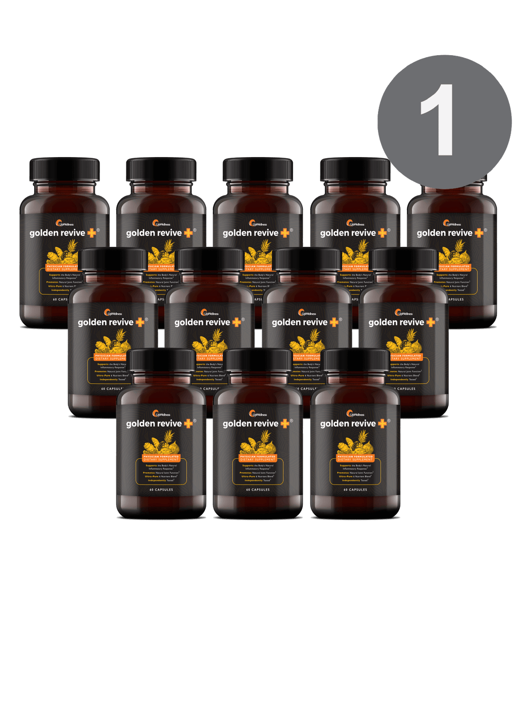Golden Revive +: 12 Bottles