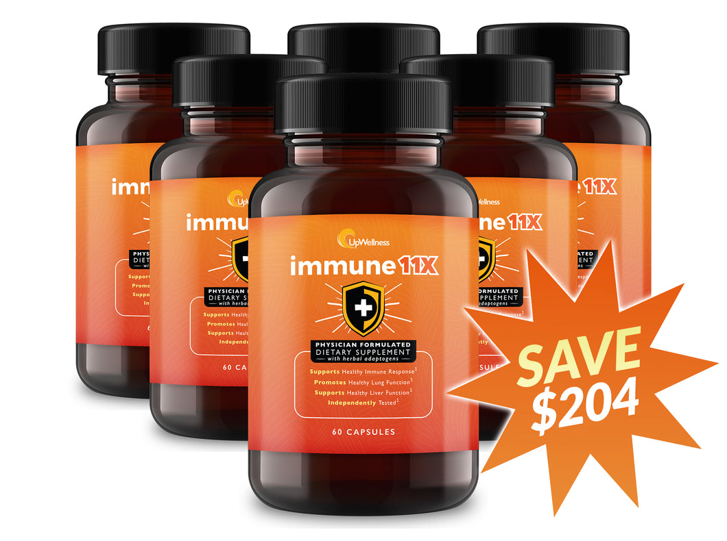 Immune 11X : Save 72% on 6 More Bottles